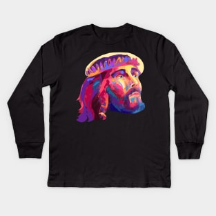 Jesus christ Kids Long Sleeve T-Shirt